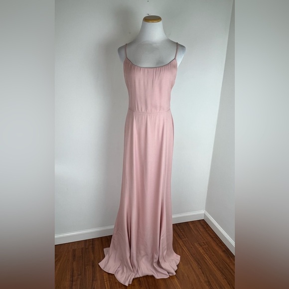 Reformation Light Pink Maxi Dress Size 8 - Picture 1 of 6